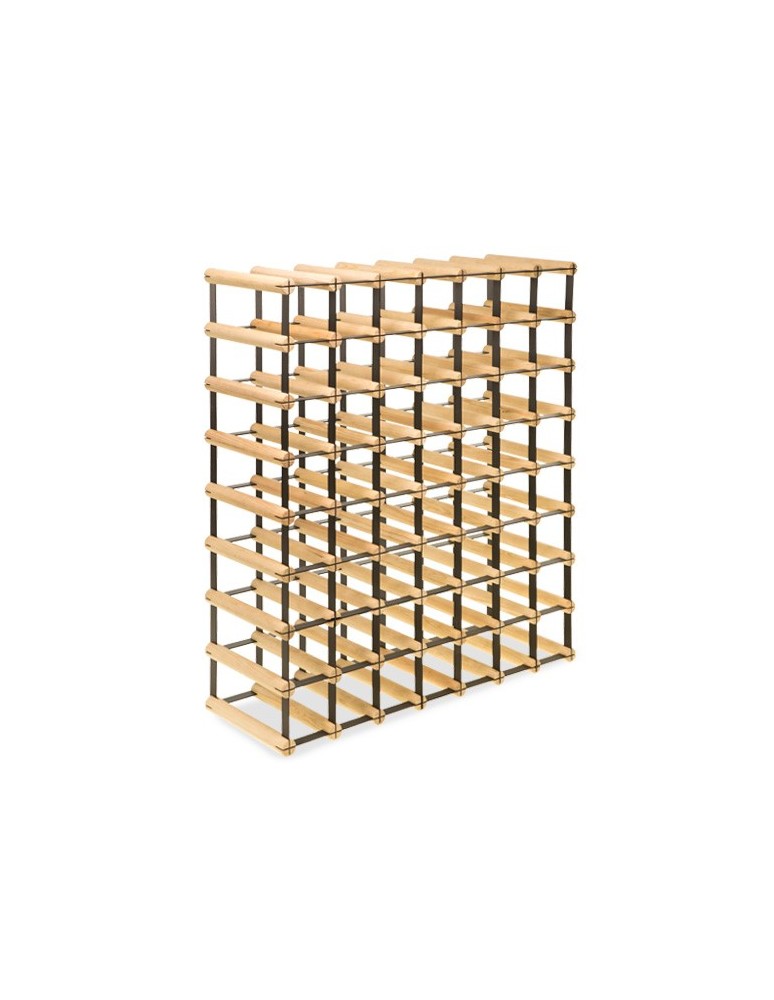 Regały - Stojak na 56 Butelek Szklanych/ PET — RW-8/ 7x8 — Surowy - product b2b.wamar.biz 6