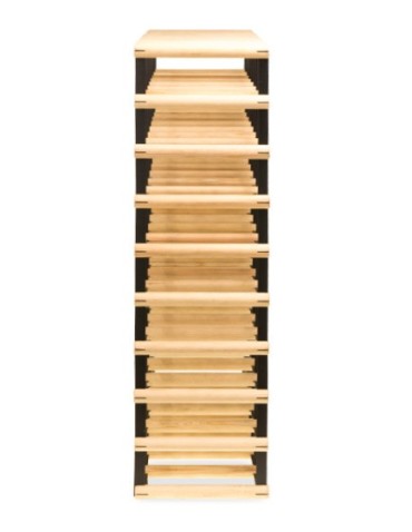 Stojak na 63 Butelki Szklane/ PET — RW-8/ 7x9 — Surowy - product 2