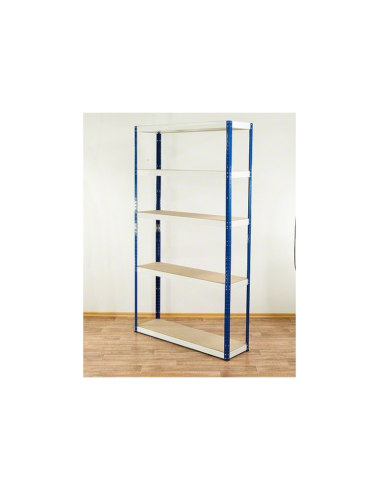 Regały - Regał Helios 213x075x60 cm 5 półek/275kg Czarno-Pomarańczowy - product b2b.wamar.biz 4