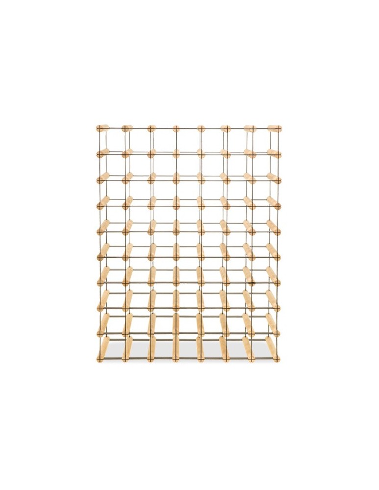 Regały - Stojak na 63 Butelki Szklane/ PET — RW-8/ 7x9 — Surowy - product b2b.wamar.biz 4