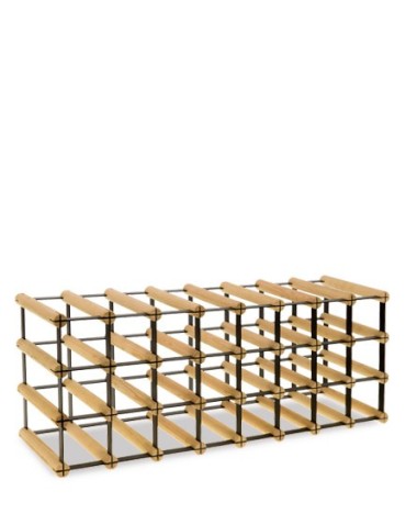 Regały - Stojak na 24 Butelek Szklanych/ PET — RW-8/ 8x3 — Surowy - produkt 6