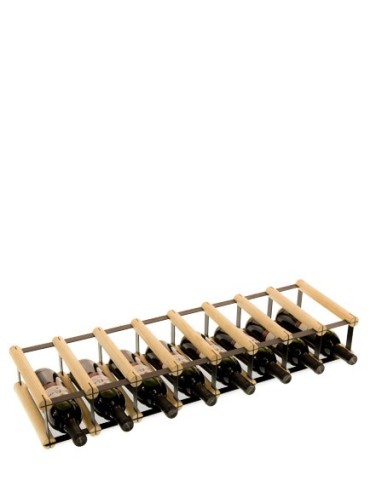 Stojak na 8 Butelek Szklanych/ PET — RW-8/ 8x1 — Surowy - product 2