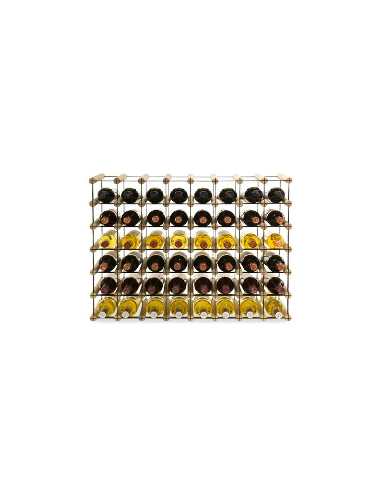 Regały - Stojak na 48 Butelek Szklanych/ PET — RW-8/ 8x6 — Surowy - product b2b.wamar.biz 4