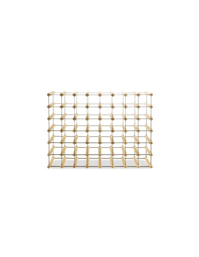 Regały - Stojak na 48 Butelek Szklanych/ PET — RW-8/ 8x6 — Surowy - product b2b.wamar.biz 5