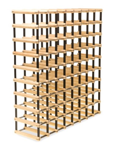 Stojak na 72 Butelki Szklane/ PET — RW-8/ 8x9 — Surowy - product 2