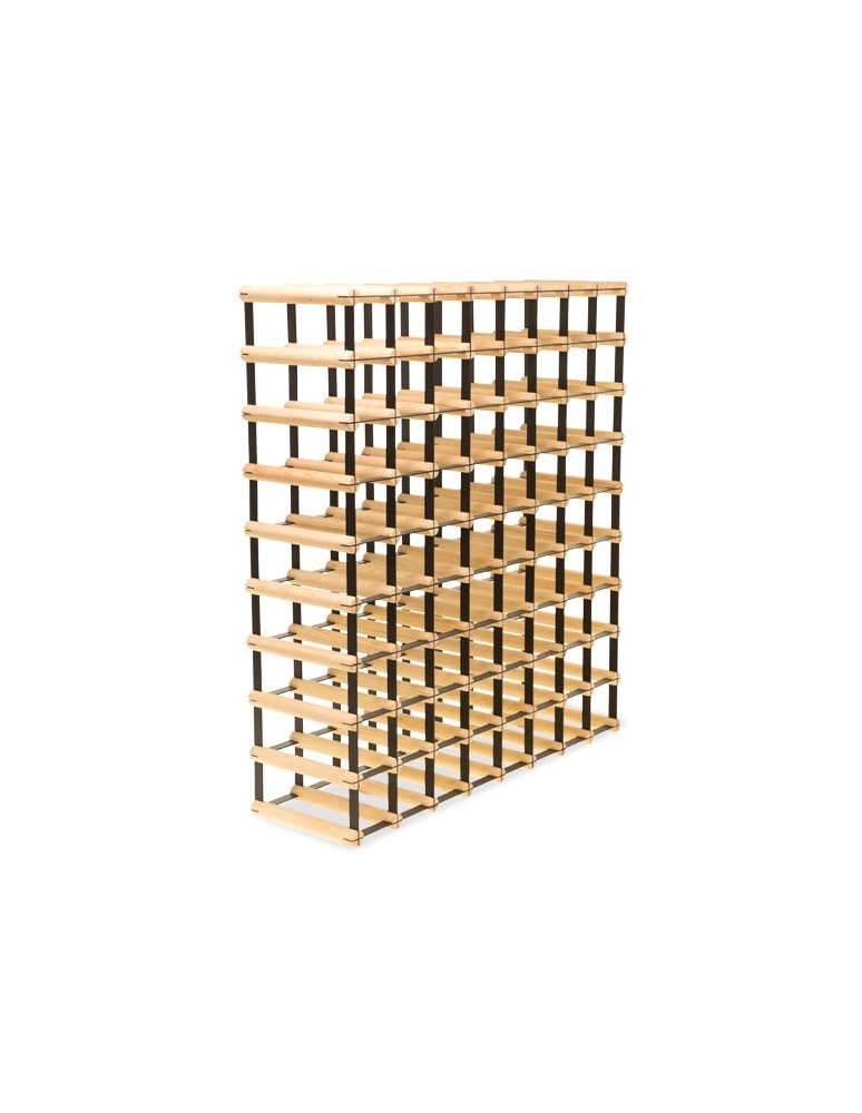 Regały - Stojak na 72 Butelki Szklane/ PET — RW-8/ 8x9 — Surowy - product b2b.wamar.biz 1