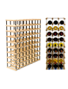 Stojak na 72 Butelki Szklane/ PET — RW-8/ 8x9 — Surowy