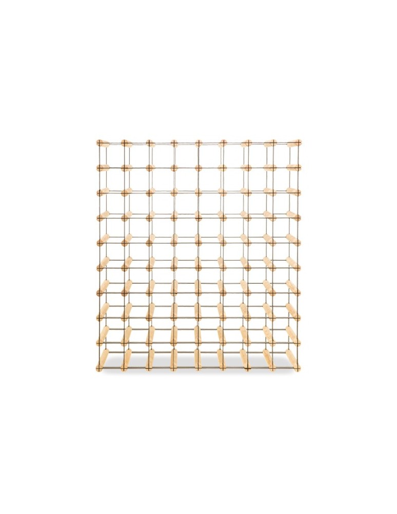 Regały - Stojak na 72 Butelki Szklane/ PET — RW-8/ 8x9 — Surowy - product b2b.wamar.biz 5