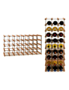 Stojak na 32 Butelki Szklane/ PET — RW-8/ 8x4 — Brązowy