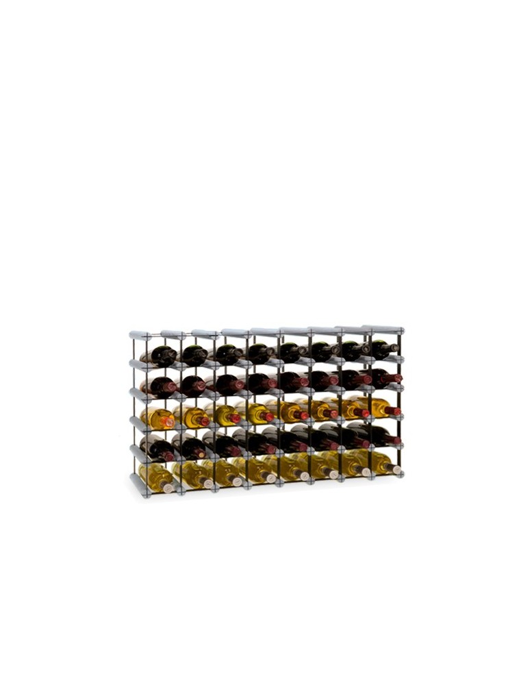 Regały - Stojak na 40 Butelek Szklanych/ PET — RW-8/ 8x5 — Brązowy - product b2b.wamar.biz 6