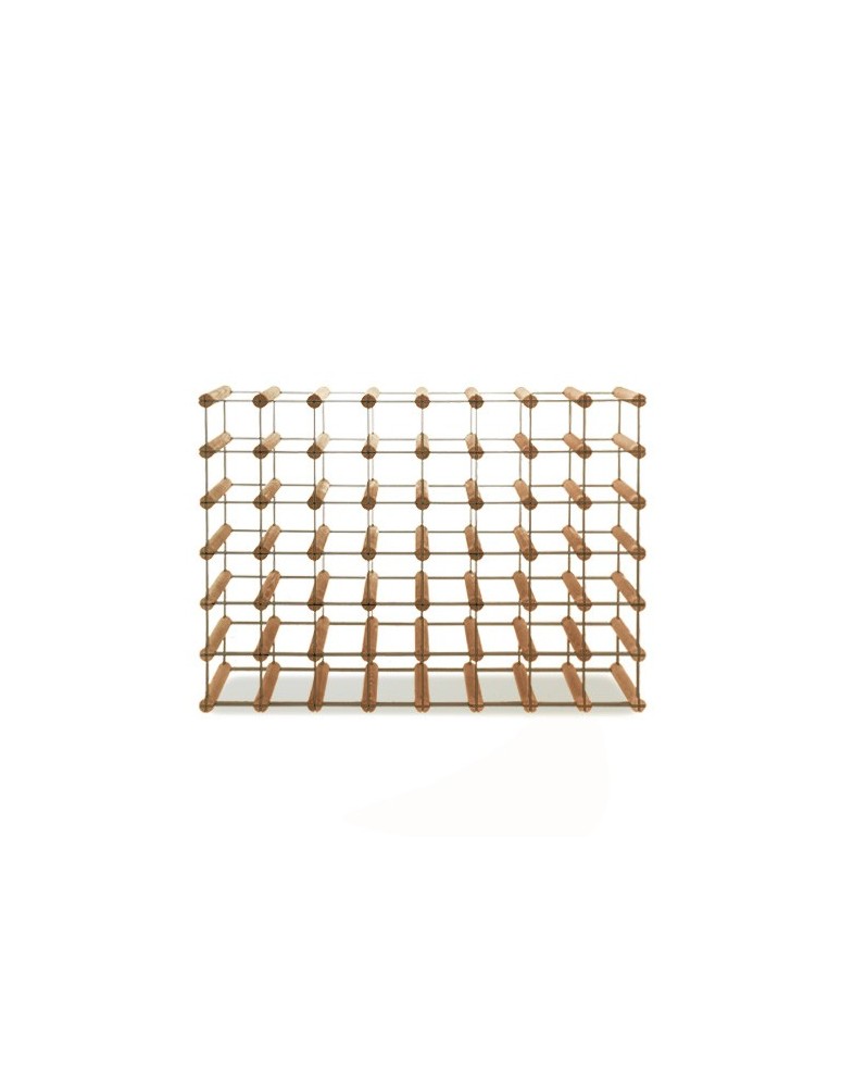 Regały - Stojak na 48 Butelek Szklanych/ PET — RW-8/ 8x6 — Brązowy - product b2b.wamar.biz 6