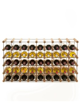 Stojak na 45 Butelek Szklanych/ PET — RW-8/ 9x5 — Brązowy - product 2