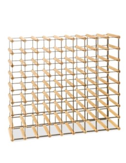 Stojak na 72 Butelki Szklane/ PET — RW-8/ 9x8 — Surowy - product 2