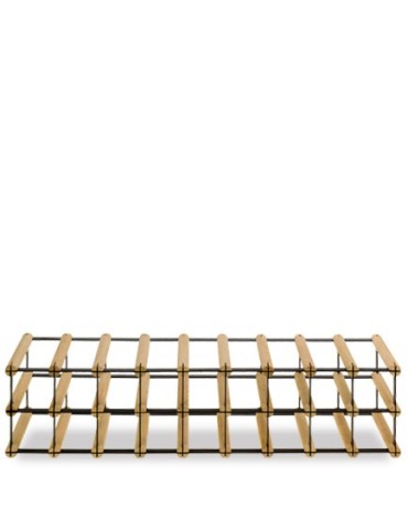 Regały - Stojak na 18 Butelek Szklanych/ PET — RW-8/ 9x2 — Naturalny - produkt 5