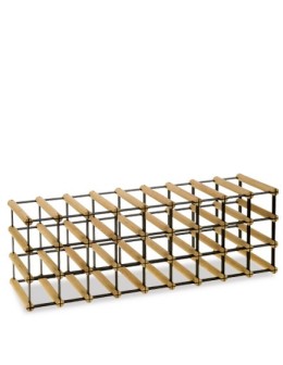 Stojak na 27 Butelek Szklanych/ PET — RW-8/ 9x3 — Naturalny - product 2