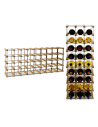 Stojak na 36 Butelek Szklanych/ PET — RW-8/ 9x4 — Naturalny