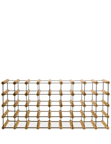 Regały - Stojak na 36 Butelek Szklanych/ PET — RW-8/ 9x4 — Naturalny - product 6