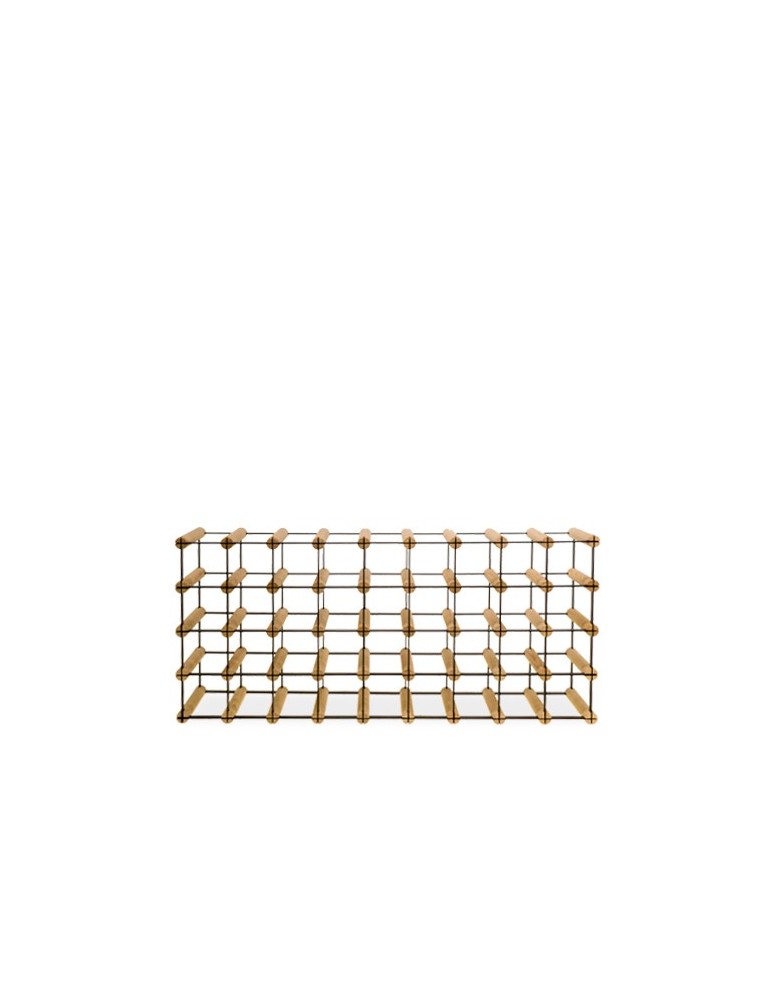 Regały - Stojak na 36 Butelek Szklanych/ PET — RW-8/ 9x4 — Naturalny - product b2b.wamar.biz 6