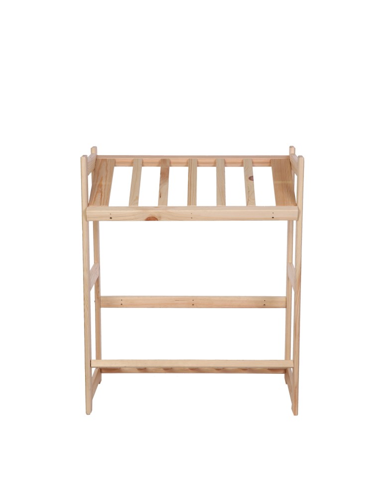 Regały - Regał drewniany na skrzynki LSR 2 półki na skrzynie Naturalny - produkt b2b.wamar.biz 11