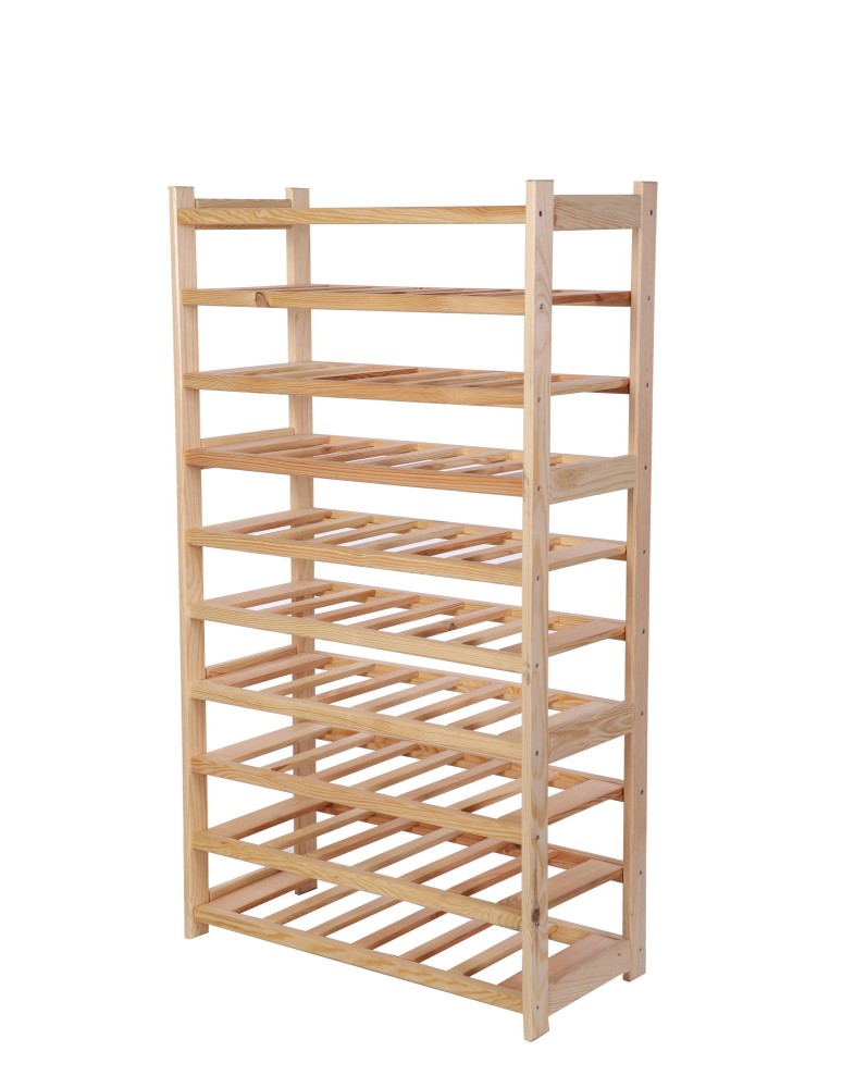 Regały - Regał Na Wino – Seria LSR – 10 Leżni/60 Butelek – Naturalny - product b2b.wamar.biz 7