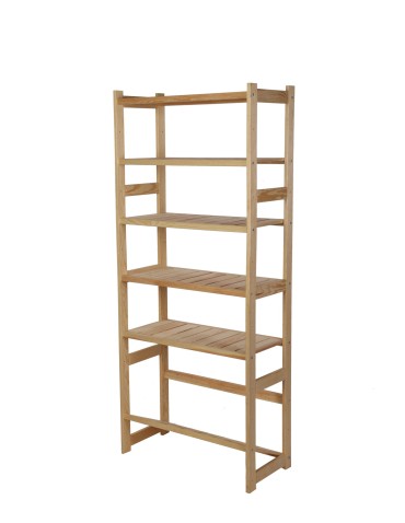 Regały - Regał drewniany do spiżarni LSR P500S1 Naturalny - produkt 6
