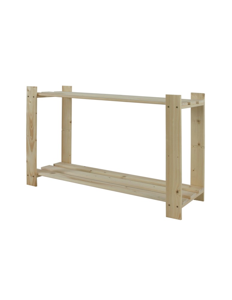 Regały - Regał na książki drewniany B06R 50x80x28 2 półki Naturalny - product b2b.wamar.biz 9
