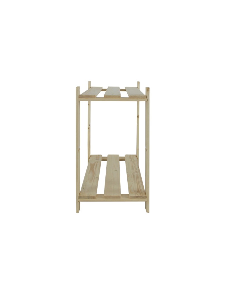 Regały - Regał na książki drewniany B06R 50x80x28 2 półki Naturalny - product b2b.wamar.biz 10