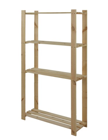 Regały - Regał na książki drewniany B17R 150x80x28 5 półek Naturalny - product 10