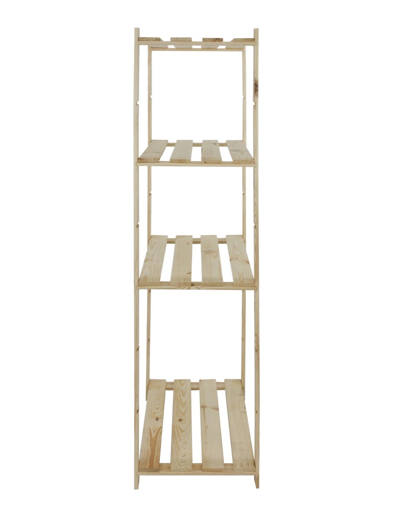 Regały - Regał na książki drewniany B23R 150x80x38 4 półki Naturalny - product b2b.wamar.biz 6