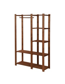 Regał garderoba na ubrania B25R 170x110x38 5 półek Brązowy - product 2