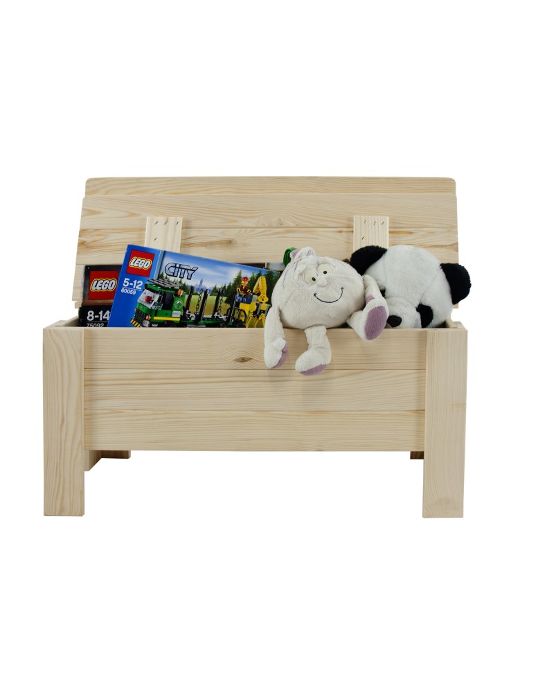 Stoły i ławki - Ławka drewniana ze skrzynią B12L 54x71x29 Naturalna - produkt b2b.wamar.biz 6