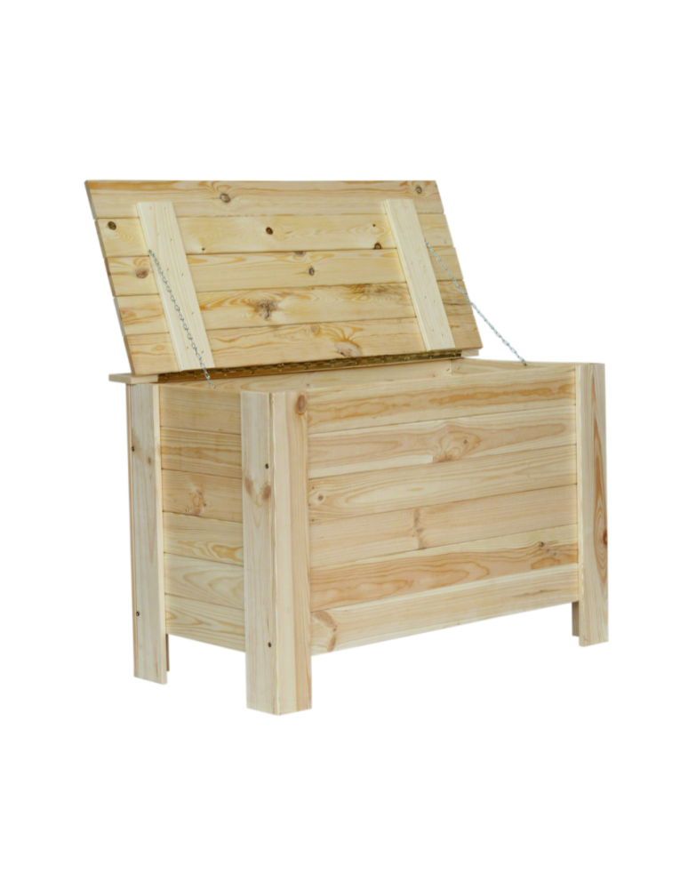 Regały - Skrzynia sosnowa z wiekiem kufer B13L 52x80x40 Naturalna - product b2b.wamar.biz 3