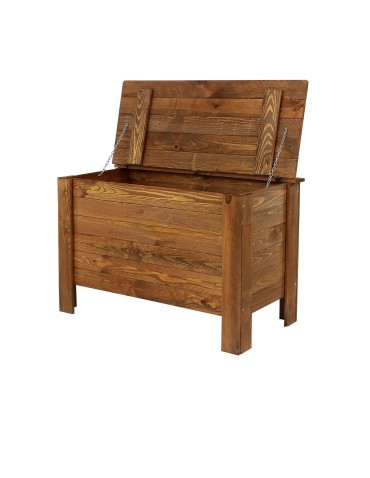 Regały - Skrzynia sosnowa z wiekiem kufer B13L 52x80x40 Brązowa - product 6