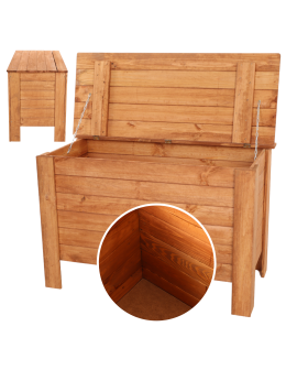 Skrzynia sosnowa z wiekiem kufer B13L 52x80x40 Olcha