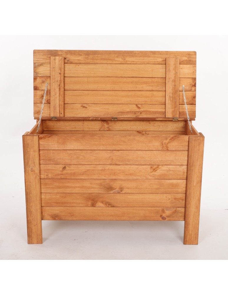 Regały - Skrzynia sosnowa z wiekiem kufer B13L 52x80x40 Olcha - product b2b.wamar.biz 4