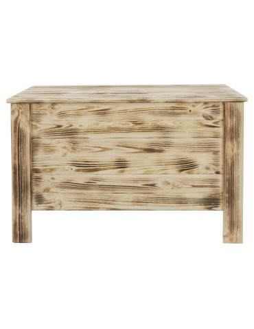 Regały - Skrzynia sosnowa z wiekiem kufer B13L 52x80x40 Opalana - product 5