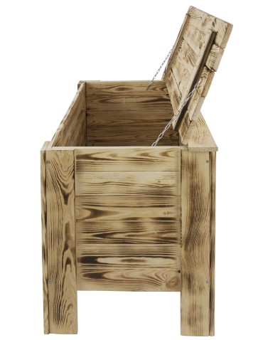 Regały - Skrzynia sosnowa z wiekiem kufer B13L 52x80x40 Opalana - product 7
