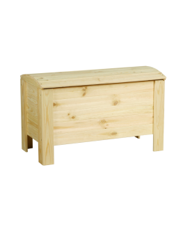 Skrzynia sosnowa z wiekiem kufer B16L 52x77x40 Naturalna