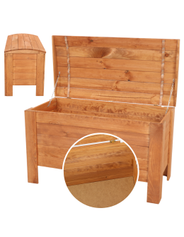 Skrzynia sosnowa z wiekiem kufer B16L 52x77x40 Olcha