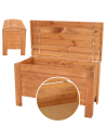 Skrzynia sosnowa z wiekiem kufer B16L 52x77x40 Olcha