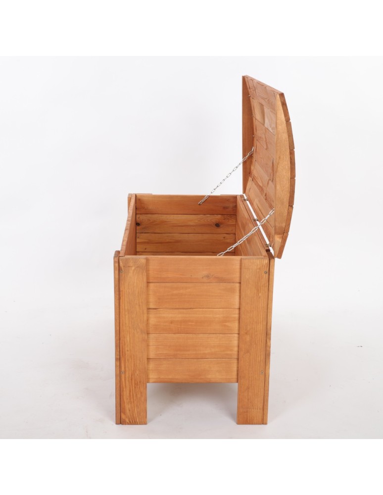 Regały - Skrzynia sosnowa z wiekiem kufer B16L 52x77x40 Olcha - product b2b.wamar.biz 2