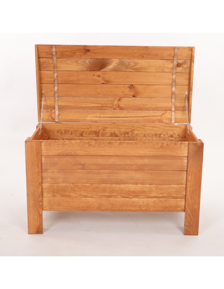 Regały - Skrzynia sosnowa z wiekiem kufer B16L 52x77x40 Olcha - product b2b.wamar.biz 4