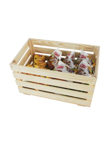 Skrzynia sosnowa skrzynka drewniana B08S 36x64x38 Naturalna - product 2