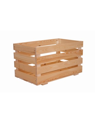 Regały - Skrzynia sosnowa skrzynka drewniana B08S 36x64x38 Naturalna - product 4