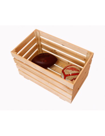 Regały - Skrzynia sosnowa skrzynka drewniana B08S 36x64x38 Naturalna - product 6