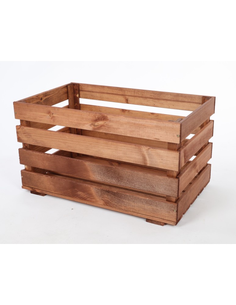 Regały - Skrzynia sosnowa skrzynka drewniana B08S 36x64x38 Brązowa - product b2b.wamar.biz 5