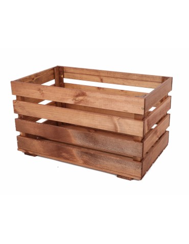 Regały - Skrzynia sosnowa skrzynka drewniana B08S 36x64x38 Brązowa - product 6