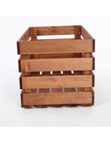 Regały - Skrzynia sosnowa skrzynka drewniana B08S 36x64x38 Brązowa - product 7