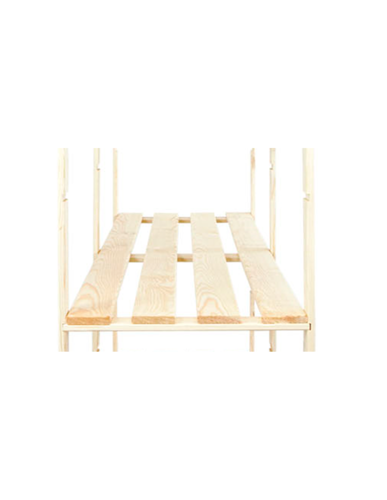 Regały drewniane Seria B - Półka prosta do regału serii B 2,4x170x36 cm Naturalna - product b2b.wamar.biz 1
