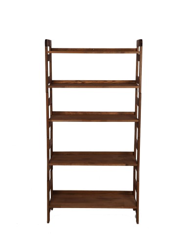 Regał Modułowy Prosty 159,2x80x34,4 cm 5 Półek BERDO Brązowy - product 2